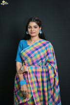 Gulachi Mul Cotton Handloom Saree
