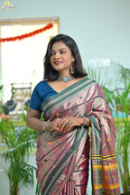 Tissue Cotton Jhal Saree
