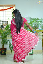 Mercerised Tribal Fusion Saree