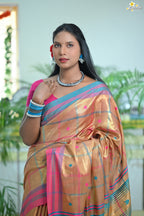 Tissue Zari Jhal Saree