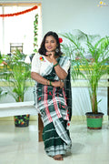 Mercerised Cotton Jhal Saree