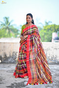 Mercerised Tribal Fusion Saree