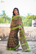Mercerised Cotton Jhal Saree