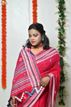 Mercerised Tribal Fusion Saree