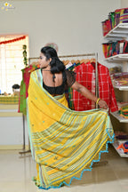 Mercerised Tribal Fusion Saree