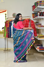 Mercerised Tribal Fusion Saree