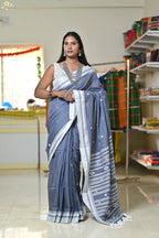 Mercerised Tribal Fusion Saree