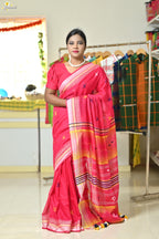 Mercerised Tribal Fusion Saree