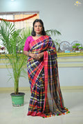 Mercerised Tribal Fusion Saree