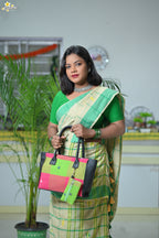 Handloom Cotton Jhal Saree