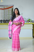 Mercerised Cotton Jhal Saree