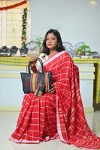 Handloom Cotton Jhal Saree