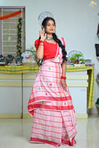 Handloom Cotton Jhal Saree