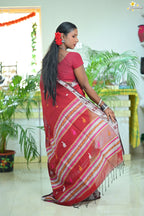 Mercerised Tribal Fusion Saree