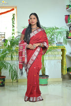 Mercerised Tribal Fusion Saree
