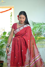 Mercerised Tribal Fusion Saree