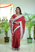 Mercerised Tribal Fusion Saree