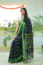 Mercerised Cotton Jhal Saree