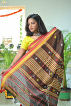 Mercerised Tribal Fusion Saree