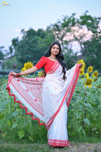 Mercerised Tribal Fusion Saree