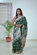Linen Jhal Saree