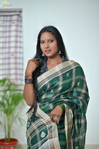 Linen Jhal Saree