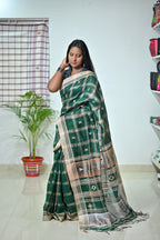 Linen Jhal Saree