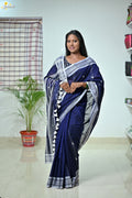 Mercerised Tribal Fusion Saree