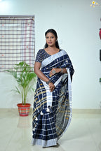 Handloom Cotton Jhal Saree