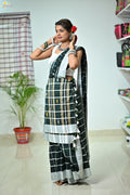 Handloom Cotton Jhal Saree