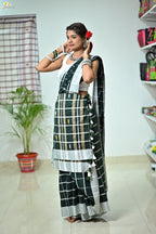 Handloom Cotton Jhal Saree