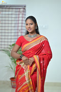 Mercerised Tribal Fusion Saree