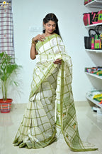 Tussar Silk Jhal Saree.