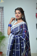 Mercerised Cotton Jhal Saree