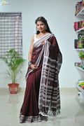 Mercerised Tribal Fusion Saree