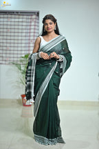 Mercerised Tribal Fusion Saree