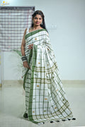 Handloom Cotton Jhal Saree