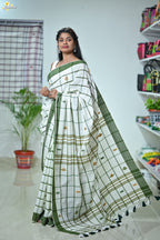Handloom Cotton Jhal Saree