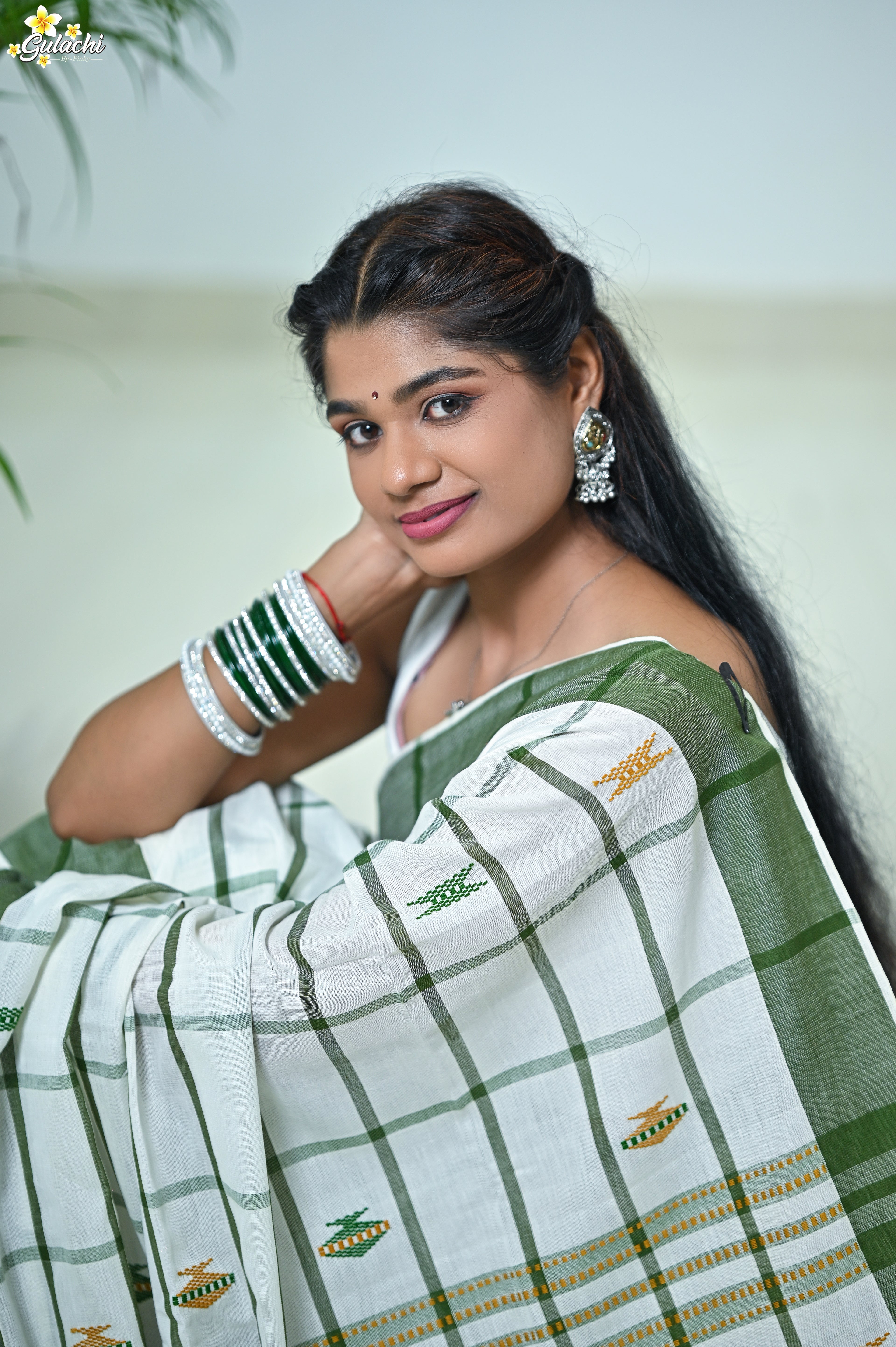 Handloom Cotton Jhal Saree