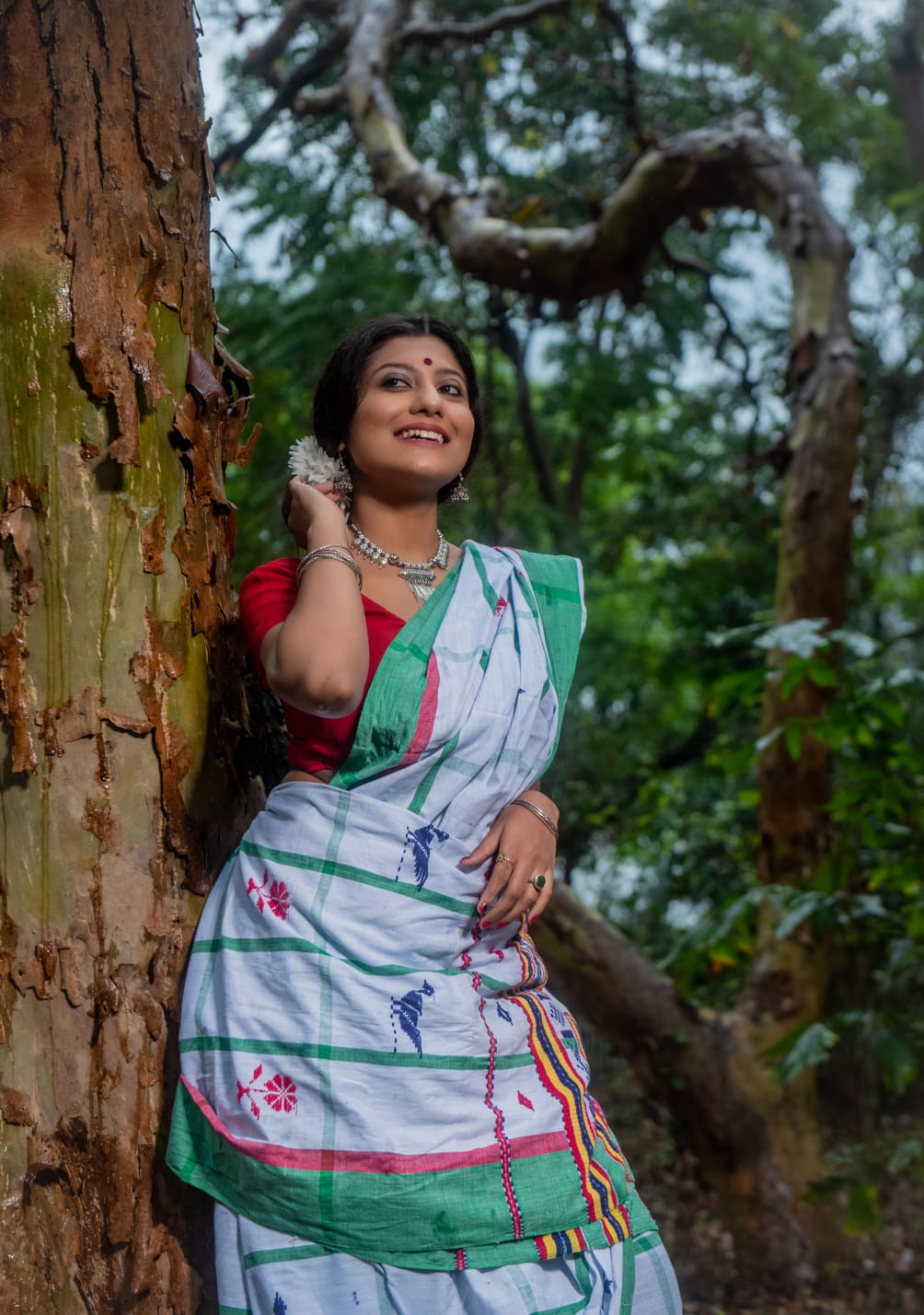 Santali Phuta Jhal Saree