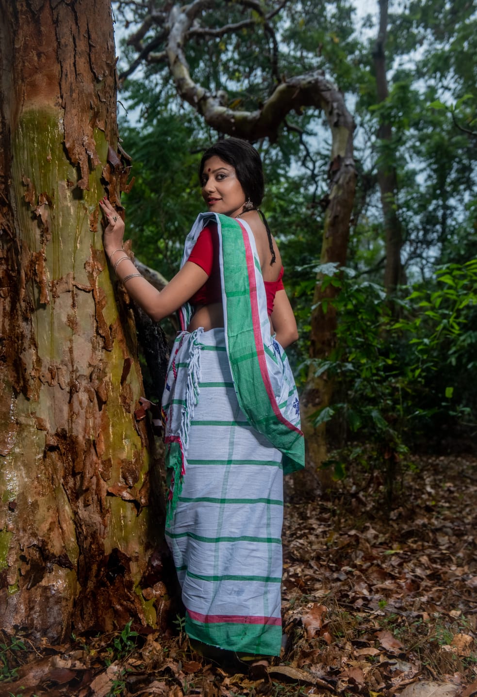 Santali Phuta Jhal Saree