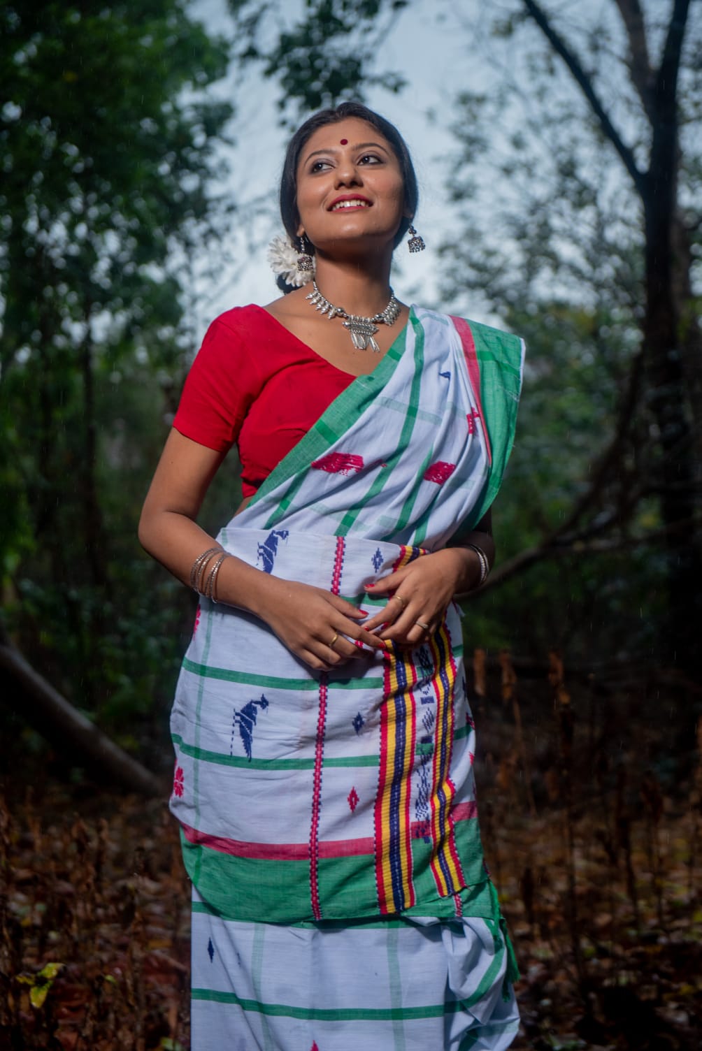 Santali Phuta Jhal Saree