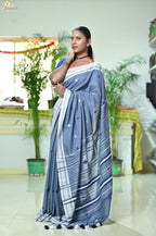 Mercerised Tribal Fusion Saree