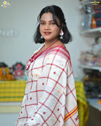 Mercerised Cotton Jhal Saree