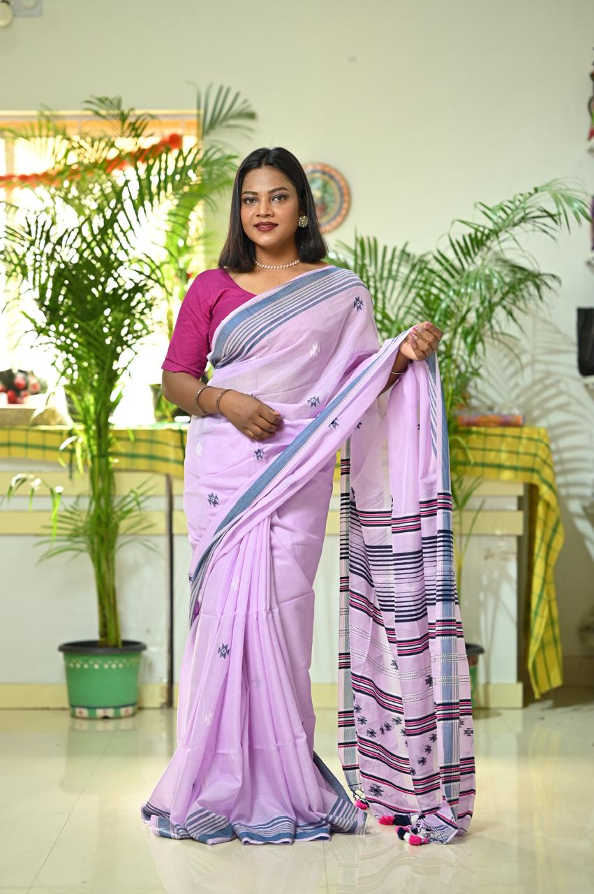 Mercerised Tribal Fusion Saree