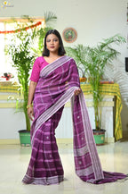 Linen Jhal Saree
