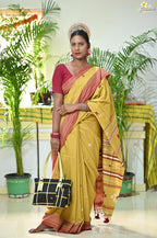 Mercerised Tribal Fusion Saree