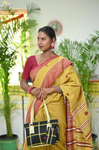 Mercerised Tribal Fusion Saree