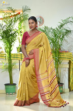 Mercerised Tribal Fusion Saree