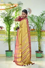 Mercerised Tribal Fusion Saree
